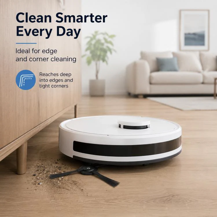 Replacement Accessories for Xiaomi Mijia Robot Vacuum 1S / Roborock S50 / T4 / T6 / T7, Specification:Dual Black Triangle Side Brush - Image 7
