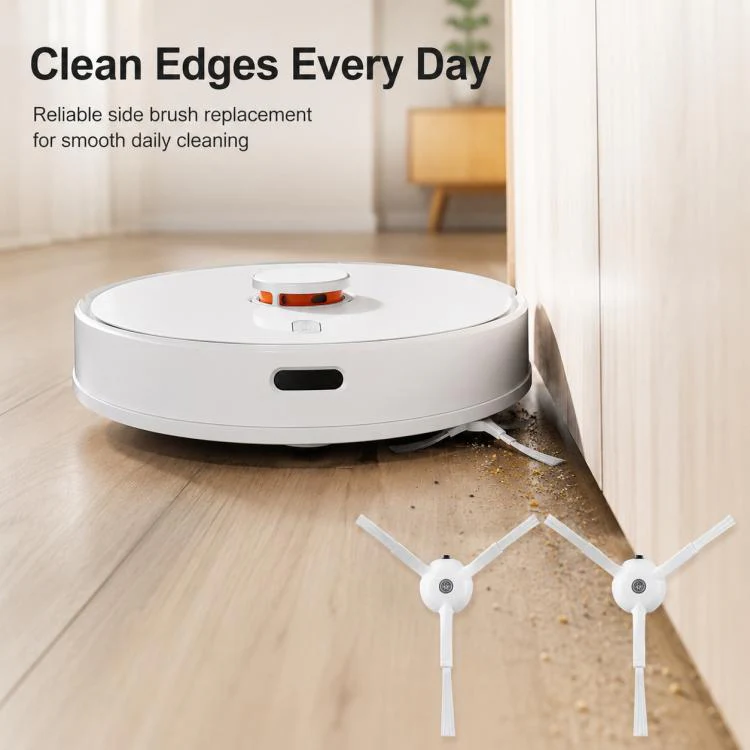 Replacement Accessories for Xiaomi Mijia Robot Vacuum 1S / Roborock S50 / T4 / T6 / T7, Specification:Dual White Triangle Side Brush - Image 8
