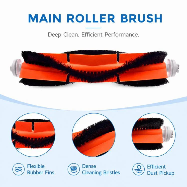 Replacement Accessories for Xiaomi Mijia Robot Vacuum Mop 2C / 1C / 1T, Specification:Main Brush - Image 4