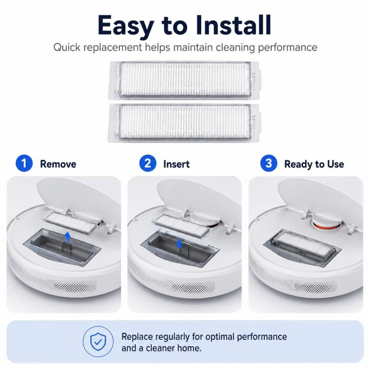 Replacement Accessories for Xiaomi Mijia Robot Vacuum Mop STYTJ02YM / 3C, Specification:Dual Filter - Image 7