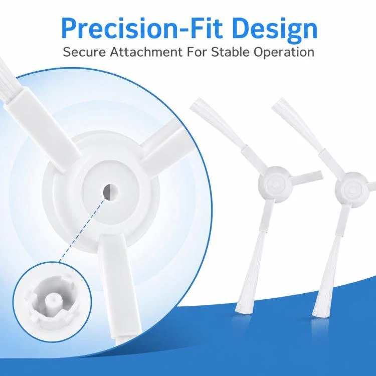 Replacement Accessories for Xiaomi Mijia Robot Vacuum Mop STYTJ02YM / 3C, Specification:Dual White Triangle Side Brush - Image 7