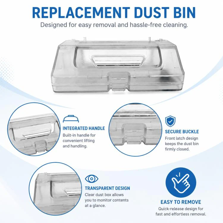 Replacement Accessories for Xiaomi Mijia Robot Vacuum Mop STYTJ02YM / 3C, Specification:Dust Box - Image 3