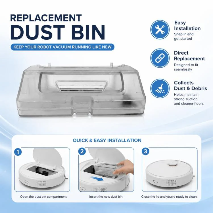 Replacement Accessories for Xiaomi Mijia Robot Vacuum Mop STYTJ02YM / 3C, Specification:Dust Box - Image 4