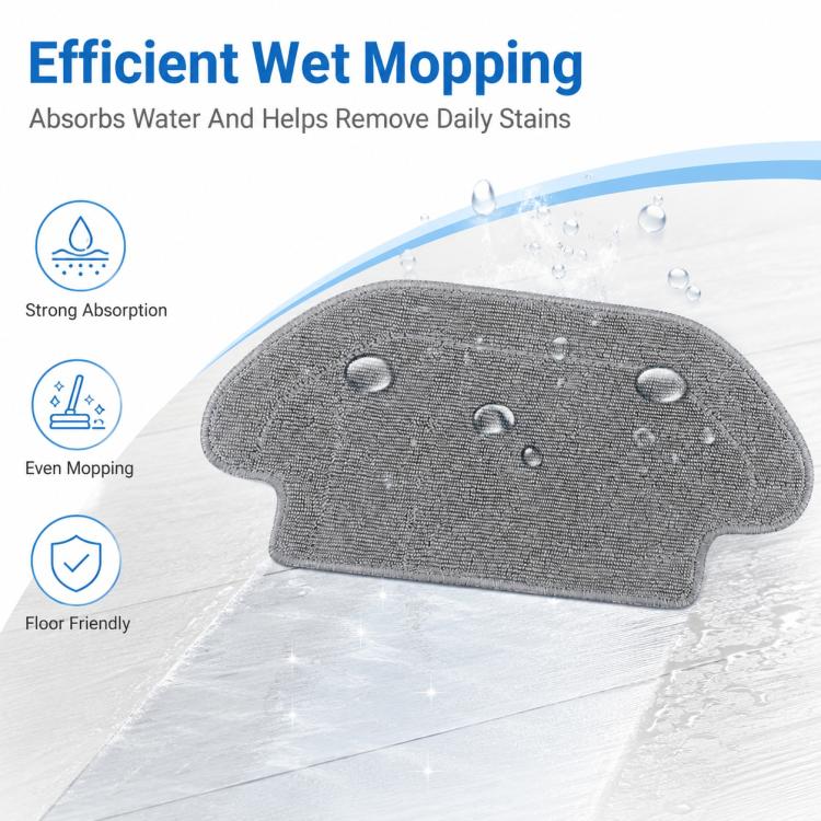 Replacement Accessories for Xiaomi Mijia Robot Vacuum Mop STYTJ02YM / 3C, Specification:Wet Mop Pad - Image 4