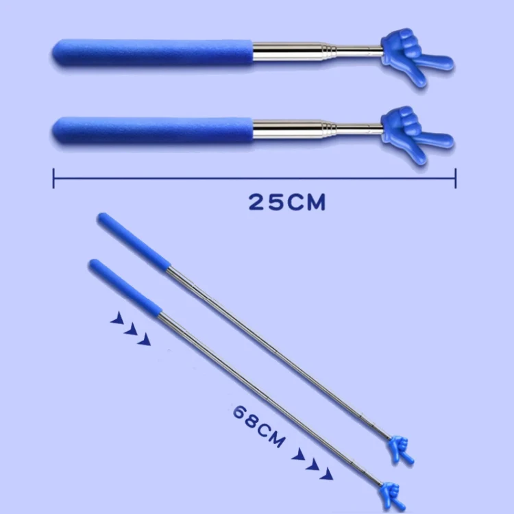 Retractable Teacher Pointer Extendable Finger Pointer Stick for School(Random Color) - Image 3