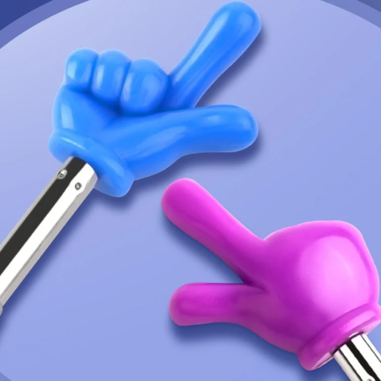 Retractable Teacher Pointer Extendable Finger Pointer Stick for School(Random Color) - Image 4