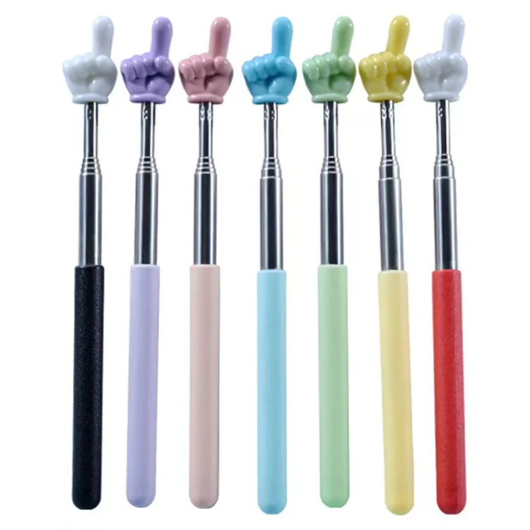 Retractable Teacher Pointer Extendable Finger Pointer Stick for School(Random Color) - Image 8