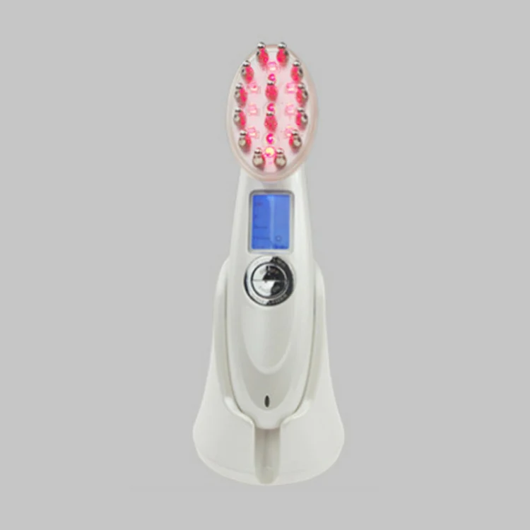 RF Hair Growth Comb Scalp Oil Control & Anti-Hair Loss Massager English Manual(White) - Image 2