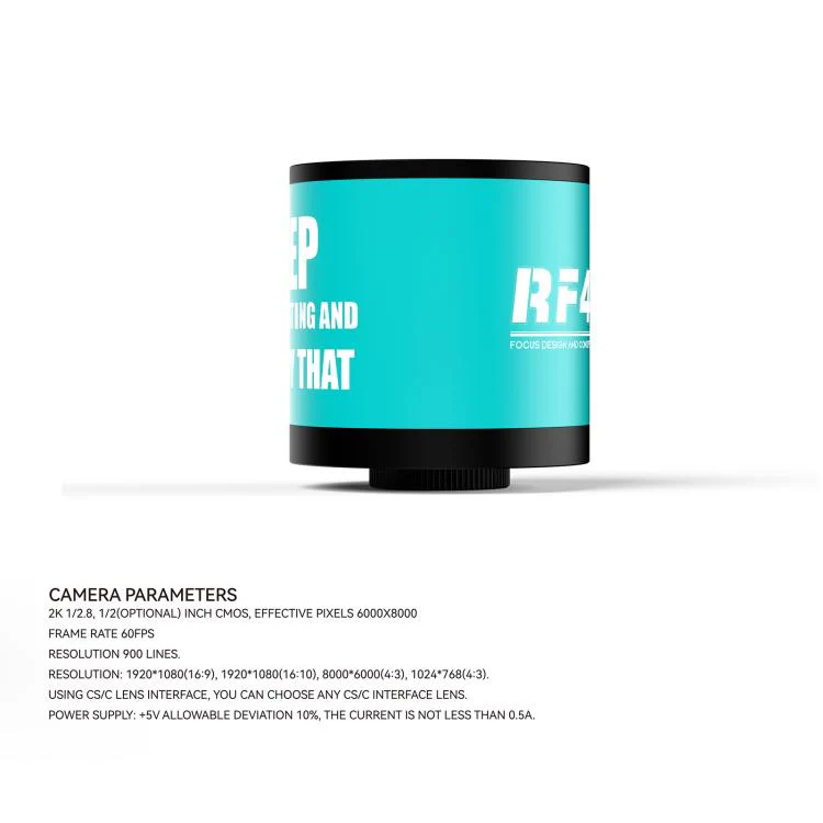 RF4 RF-2KC8 Lite 1080P HD High-Resolution Adjustable Camera for Trinocular Stereo Microscope(Blue) - Image 4