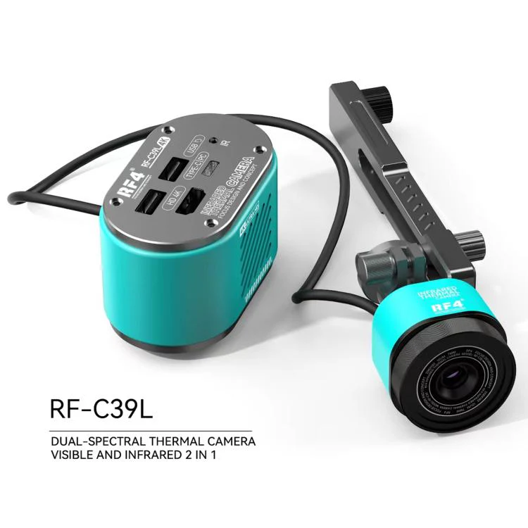 RF4 RF-C39L 2 in 1 4K Visible and Infrared Dual-Spectral Thermal Camera with Fixed Trestle(Blue) - Image 2
