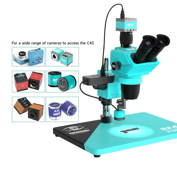 RF4 RF-C43 Independent Thermal Imaging, Fast Touch Design Connected Most Microscope Cameras(Blue) - Image 7