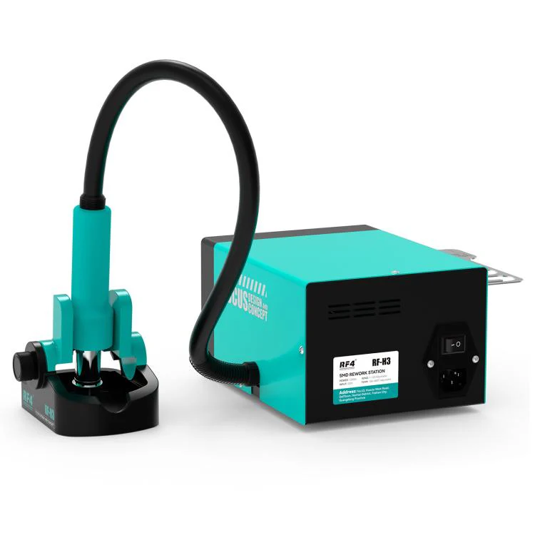 RF4 RF-H3 1200W 4 Memory Channels Hot Air Gun Digital Display Intelligent BGA Rework Station(EU Plug) - Image 3
