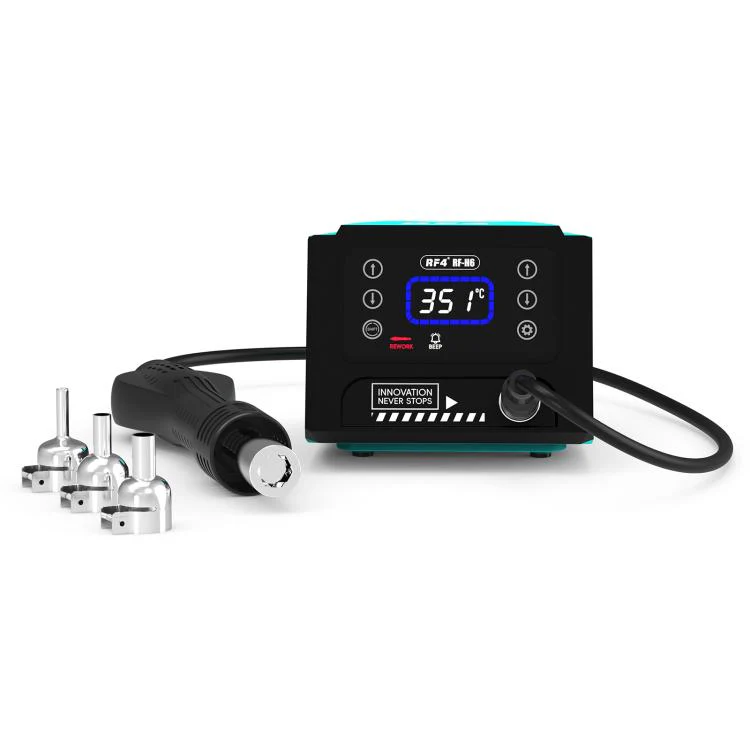 RF4 RF-H6 600W Temperature Control BGA Hot Air Rework Desoldering Station for Mobile Phone Repair(US Plug) - Image 2