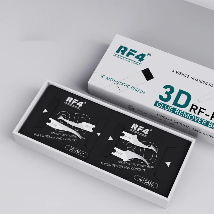 RF4 RF-KB11 3D Tin Scraping Blade and Anti-Static Glue Removal Brush Set - Image 9