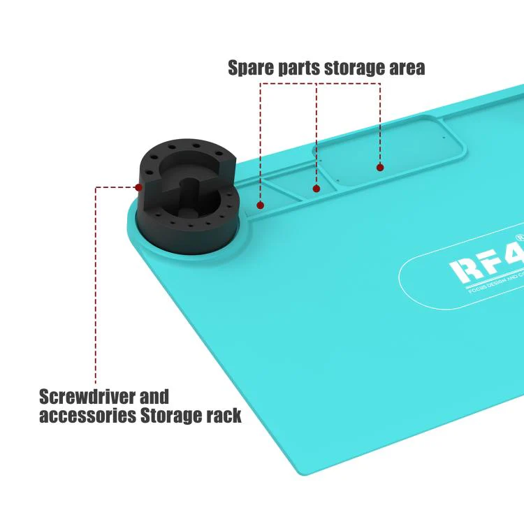 RF4 RF-PO15 Multifunctional High Temperature Resistant Silicone Pad with Storage Stand - Image 5