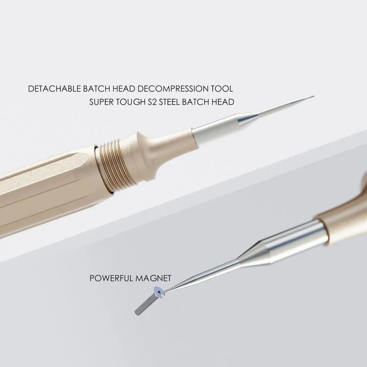 RF4 RF-SD10 5-in-1 Superhard S2 Steel Magnetic Precision Screwdriver for Phone Disassemble Repair - Image 3
