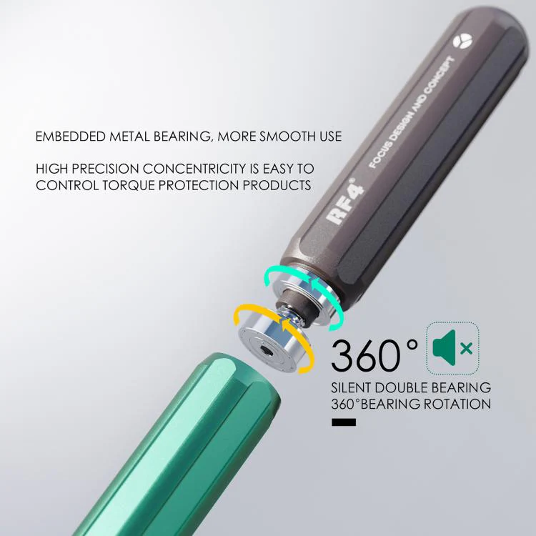 RF4 RF-SD10 5-in-1 Superhard S2 Steel Magnetic Precision Screwdriver for Phone Disassemble Repair - Image 5