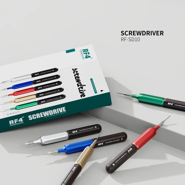 RF4 RF-SD10 5-in-1 Superhard S2 Steel Magnetic Precision Screwdriver for Phone Disassemble Repair - Image 9
