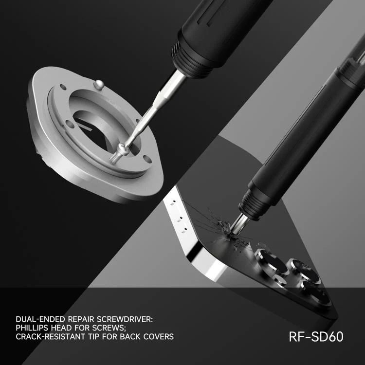 RF4 RF-SD60 5-in-1 Screwdriver & Back Glass Breaking Pen for Mobile Phone Repair - Image 5