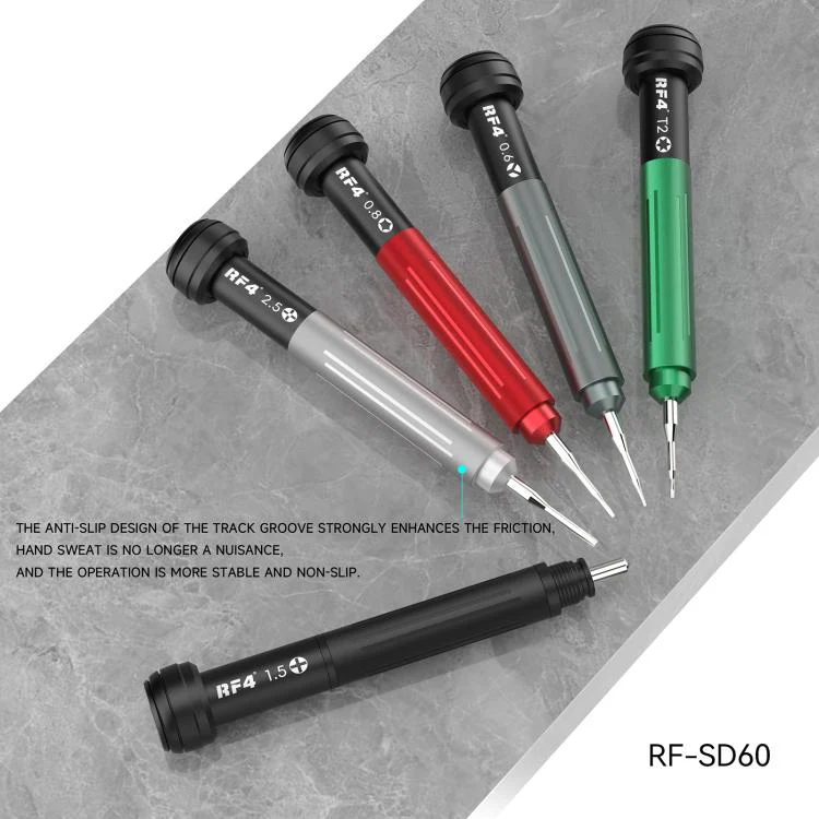 RF4 RF-SD60 5-in-1 Screwdriver & Back Glass Breaking Pen for Mobile Phone Repair - Image 6