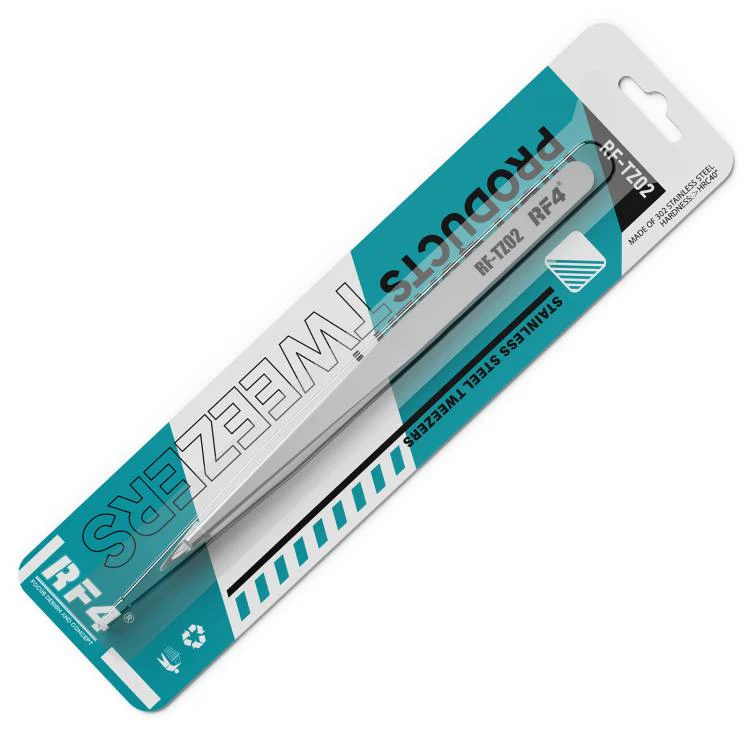 RF4 RF-TZ02 High-Precision Non-Magnetic Stainless Steel Tweezers - Image 5
