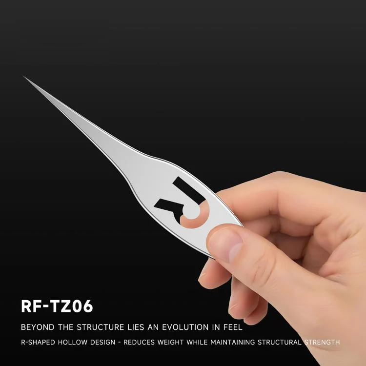 RF4 RF-TZ06 High-Precision Ultrafine Alloy Wide-Body Tweezers - Image 4