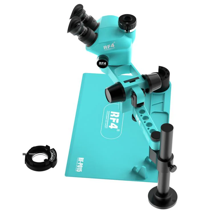 RF4 RF7050PRO-FO19 360 Degree Adjustable Universal Telescopic Rotating Lifting Microscope with Silicone Pad - Image 4