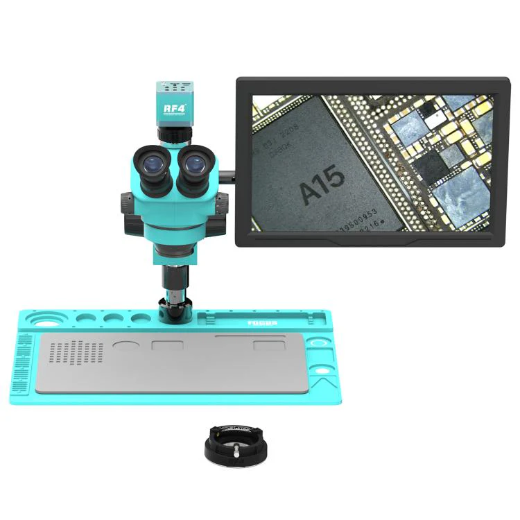 RF4 RF7050TVD2-4KC1-M156 7-50X Electronic Trinocular Microscope with 15.6-inch 4K Monitor & 4K Camera - Image 2