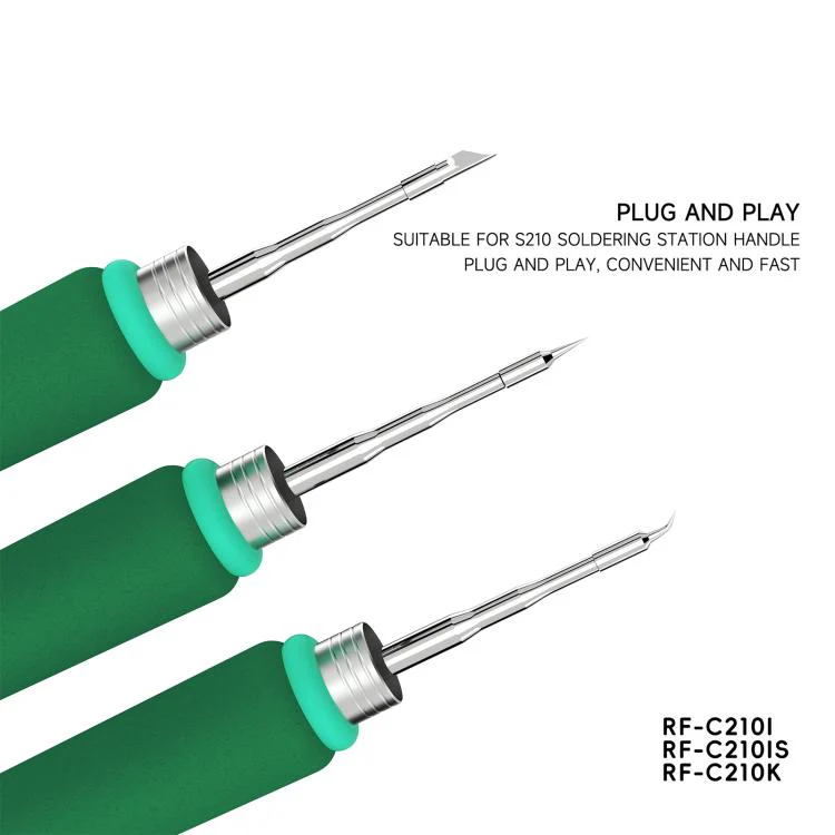 RF4 Soldering Iron Tips for C210 Soldering Handle, Model:RF-C210 K - Image 4