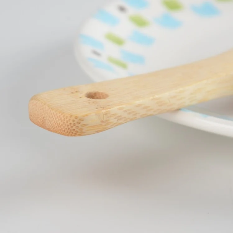 Rice Spoon Spatula Bamboo Board Wood Spatula Kitchen Tool - Image 4