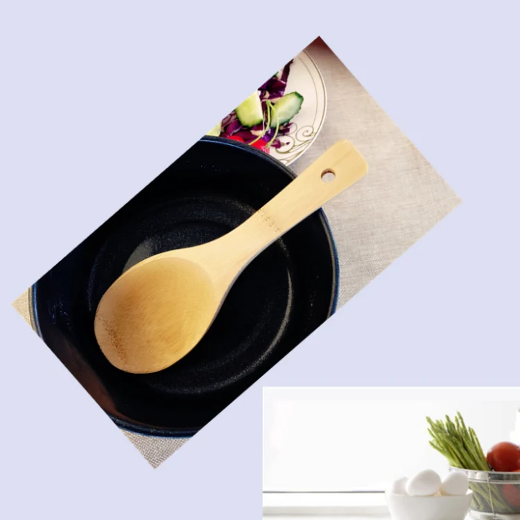 Rice Spoon Spatula Bamboo Board Wood Spatula Kitchen Tool - Image 6