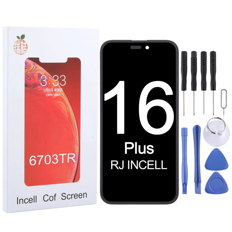 RJ Incell Cof Screen For iPhone 16 Plus