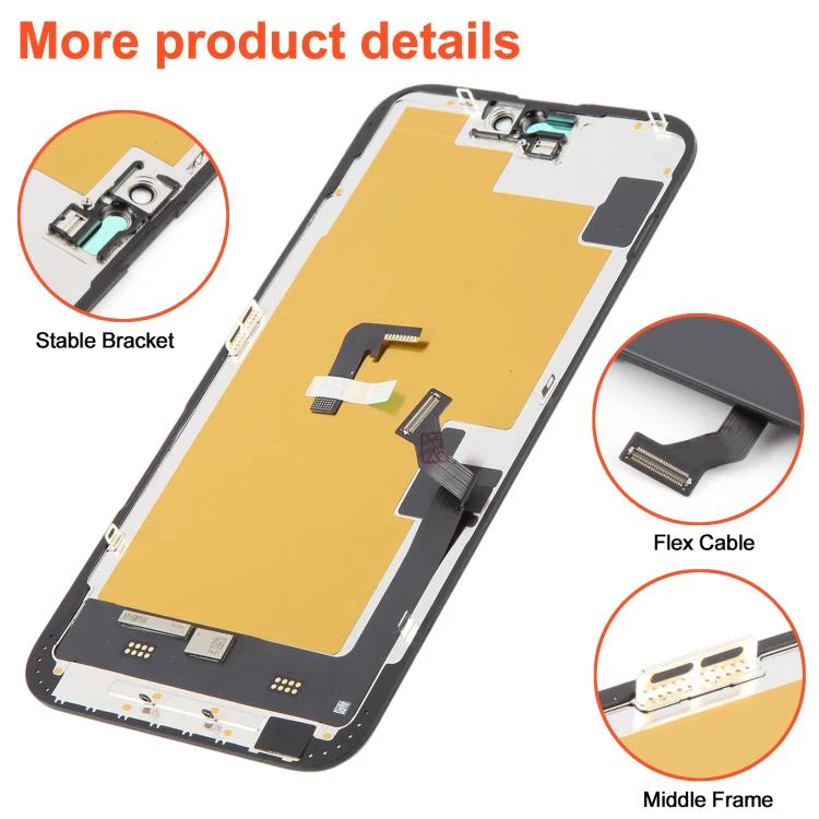 RJ Soft OLED Screen For iPhone 15 Plus - Image 3