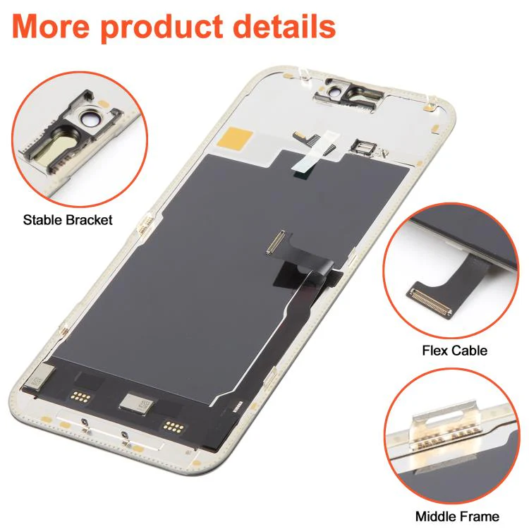 RJ Soft OLED Screen For iPhone 15 Pro Max - Image 3