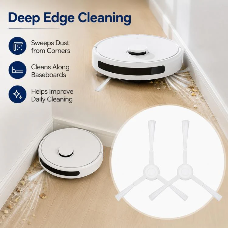 Robot Vacuum Cleaner Replacement Accessories for Xiaomi Mijia Robot Vacuum Mop 2, Specification:Dual Side Brush - Image 4