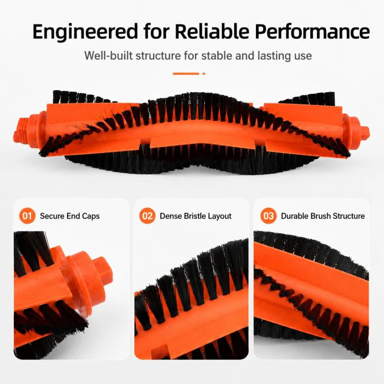 Robot Vacuum Cleaner Replacement Accessories for Xiaomi Mijia Robot Vacuum Mop 2, Specification:Main Brush - Image 7