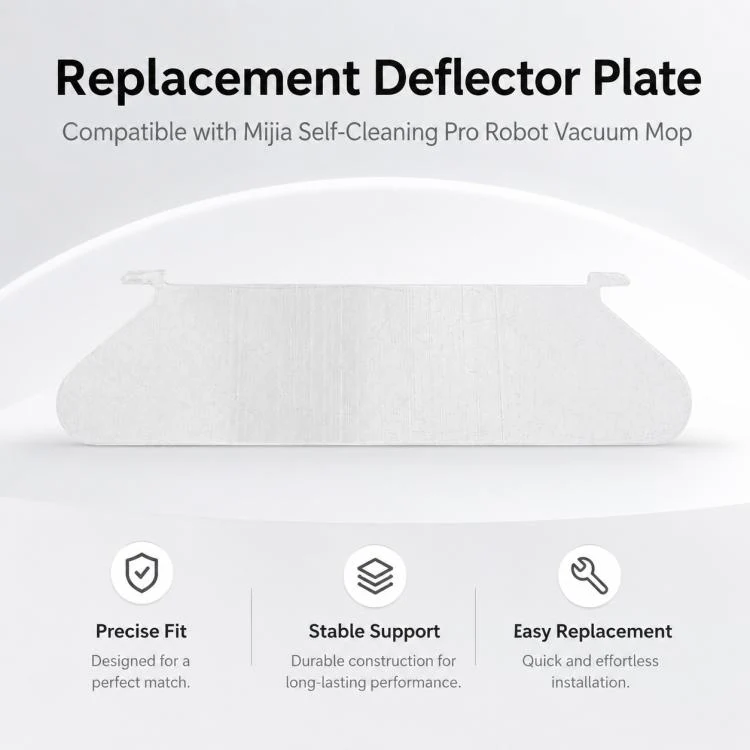 Robot Vacuum Cleaner Replacement Accessories for Xiaomi Mijia Robot Vacuum Mop Pro, Specification:Deflector Plate - Image 2