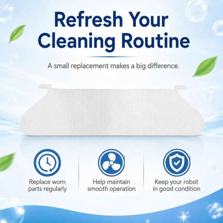 Robot Vacuum Cleaner Replacement Accessories for Xiaomi Mijia Robot Vacuum Mop Pro, Specification:Deflector Plate - Image 5