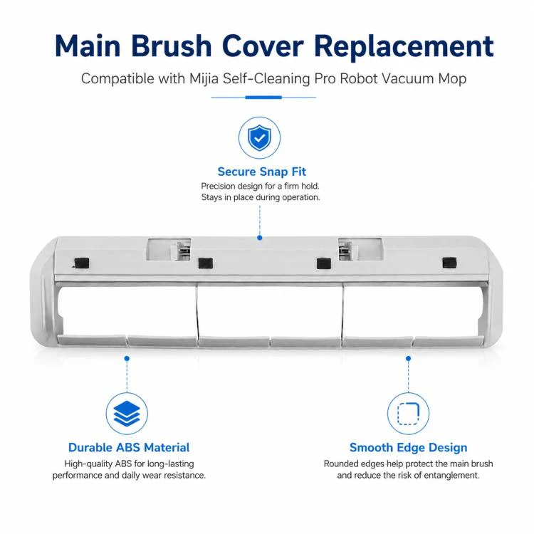 Robot Vacuum Cleaner Replacement Accessories for Xiaomi Mijia Robot Vacuum Mop Pro, Specification:Main Brush Cover - Image 2