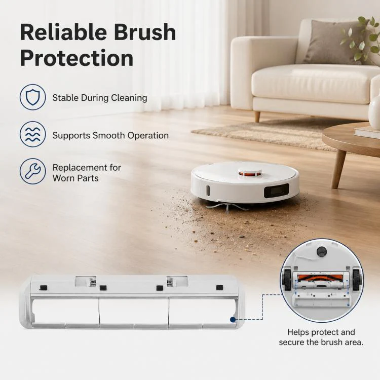 Robot Vacuum Cleaner Replacement Accessories for Xiaomi Mijia Robot Vacuum Mop Pro, Specification:Main Brush Cover - Image 7