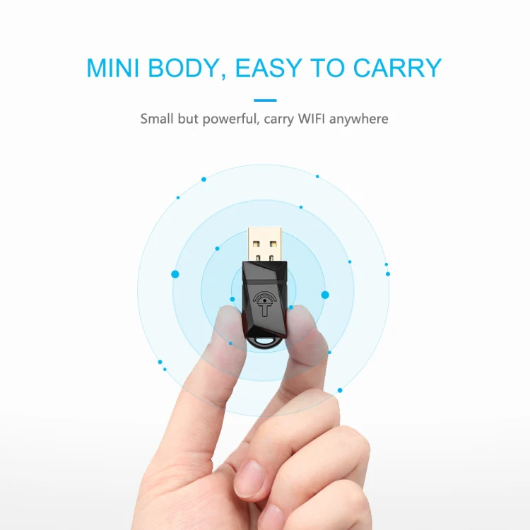 Rocketek RT-WL3 300 Mbps 802.11 n/a/g Wireless USB WiFi Adapter - Image 3