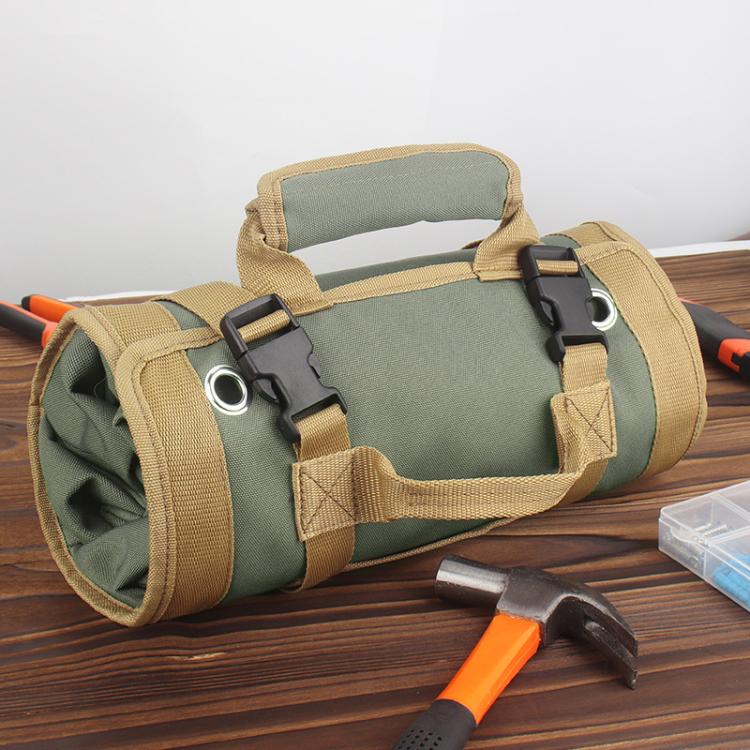 Roll-Up Portable Handheld Repair Tool Storage Bag(Green) - Image 2