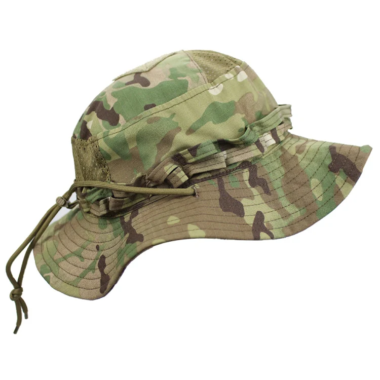 Round Edge Benny Hat Outdoor Hiking Camping Fishing Sunshade Hat(ArmyGreen) - Image 2