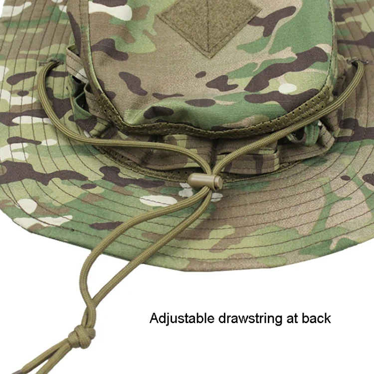 Round Edge Benny Hat Outdoor Hiking Camping Fishing Sunshade Hat(Black) - Image 7