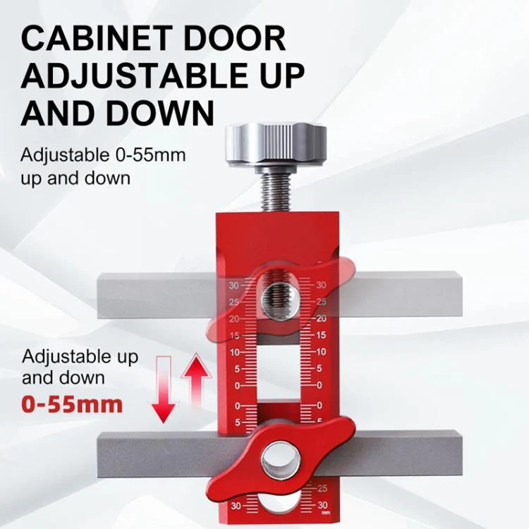 RUITOOL Cabinet Door Installation Locator Aids Adjustable Rebounder Punched Mounting Jig Leveling Device, Spec: Without Drill - Image 5
