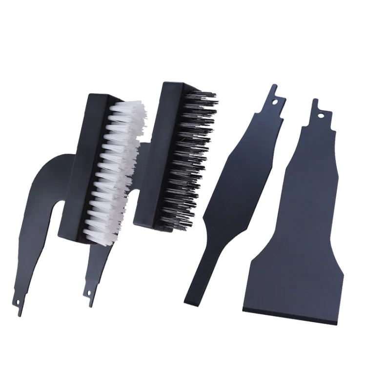 Rust Removal Grinding Tools Electric Steel Wire Nylon Brush Cleaning Set, Specification: Nylon/Steel Brush Head+10mm/50mmSteel Spatula