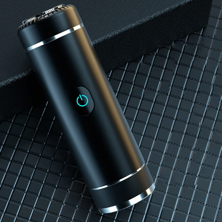 S1080 Mini Metal Turbo Electric Shaver Razor (Black)