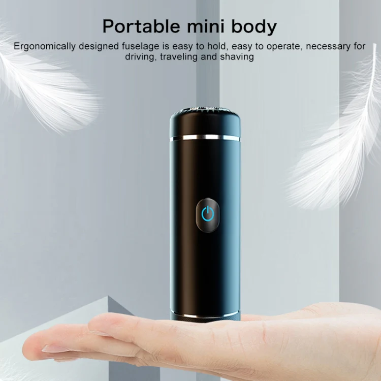 S1080 Mini Metal Turbo Electric Shaver Razor (Black) - Image 4