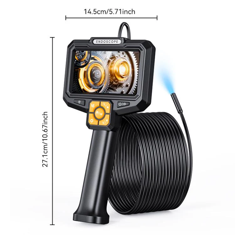 S11 5 inch IPS HD Screen 8mm Industry Digital Endoscope, Type:1m Hard Cable Single-lens - Image 2