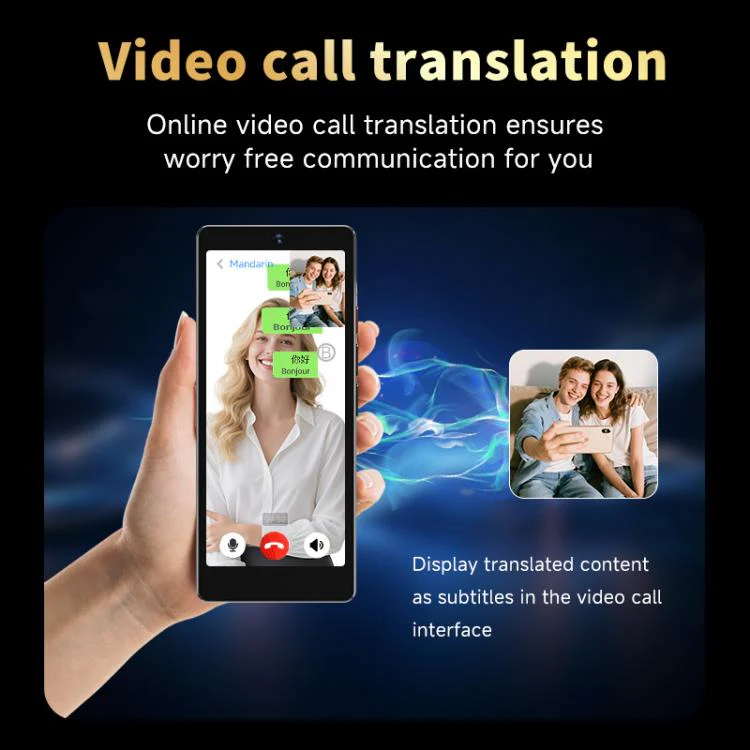 S20 Pro 5 inch Screen AI Intelligent Translator Portable Language Translation Device(Black) - Image 10
